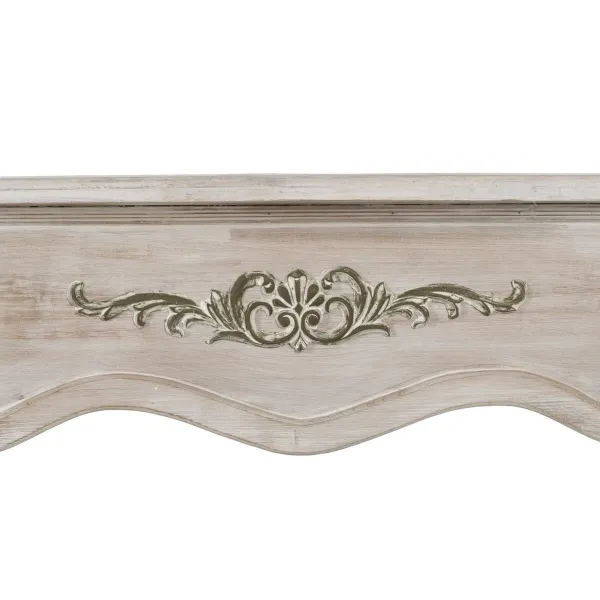Fireplace Beige Fir wood MDF Wood 116 x 20 x 102 cm
