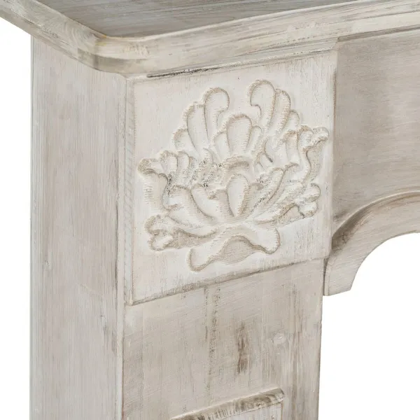 Židinys Rusvai gelsva Eglės mediena Medžio MDF 116 x 20 x 102 cm