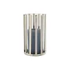 Candleholder Home ESPRIT Silver Crystal Steel 12 x 12 x 20 cm