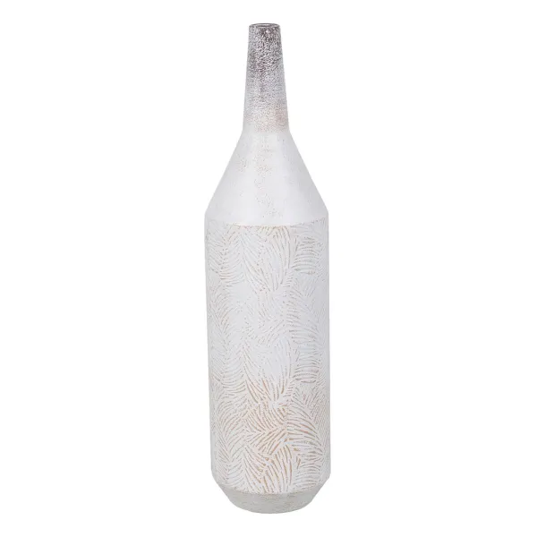 Vāze Balts Dzelzs 15 x 15 x 60,5 cm