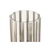 Candleholder Home ESPRIT Silver Crystal Steel 12 x 12 x 20 cm