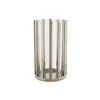 Candleholder Home ESPRIT Silver Crystal Steel 12 x 12 x 20 cm