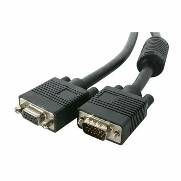 VGA Cable 3GO CVGA10MF 10 m Black