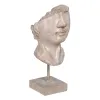 Декоративная фигура Бежевый лицо 12,5 x 13,5 x 27,5 cm