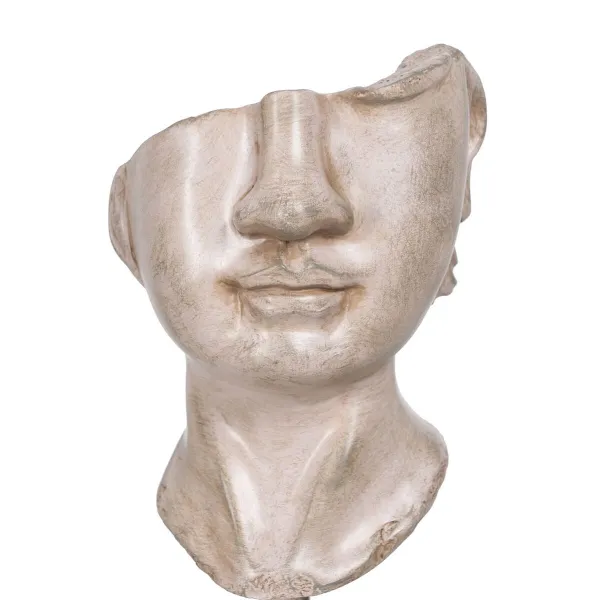 Dekoratyvinė figūrėlė Rusvai gelsva Veidas 12,5 x 13,5 x 27,5 cm