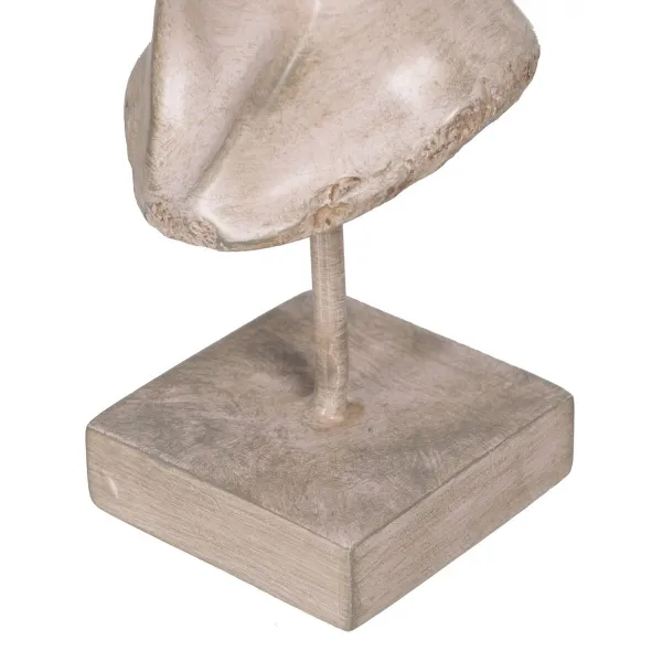 Декоративная фигура Бежевый лицо 12,5 x 13,5 x 27,5 cm
