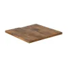 Table top Neliö Beige Mangopuu 60 x 60 x 3 cm