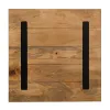 Table top Squared Beige Mango wood 60 x 60 x 3 cm
