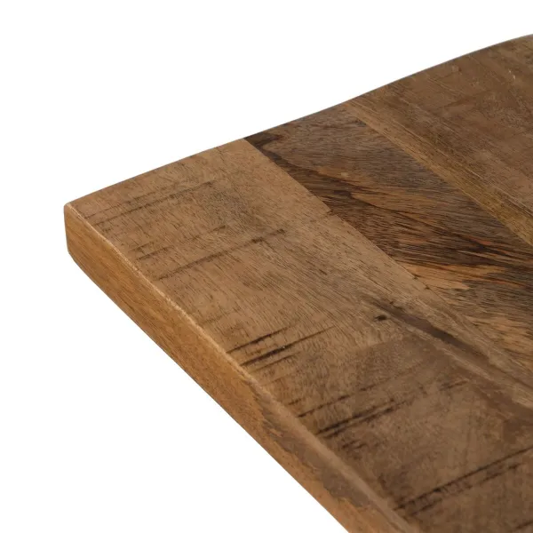 Table top Neliö Beige Mangopuu 60 x 60 x 3 cm