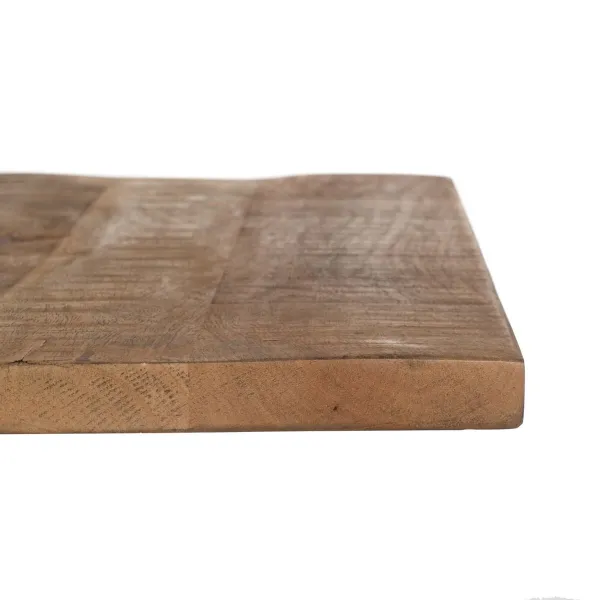 Table top Kvadratai Rusvai gelsva Mango mediena 70 x 70 x 3 cm