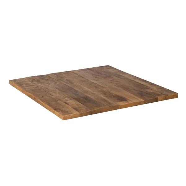 Table top Kvadrāta Bēšs Mango koks 80 x 80 x 3 cm
