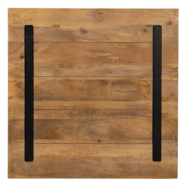 Table top Квадратный Бежевый Древесина манго 80 x 80 x 3 cm