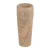 Vase Natural Paolownia wood 23 x 23 x 58 cm