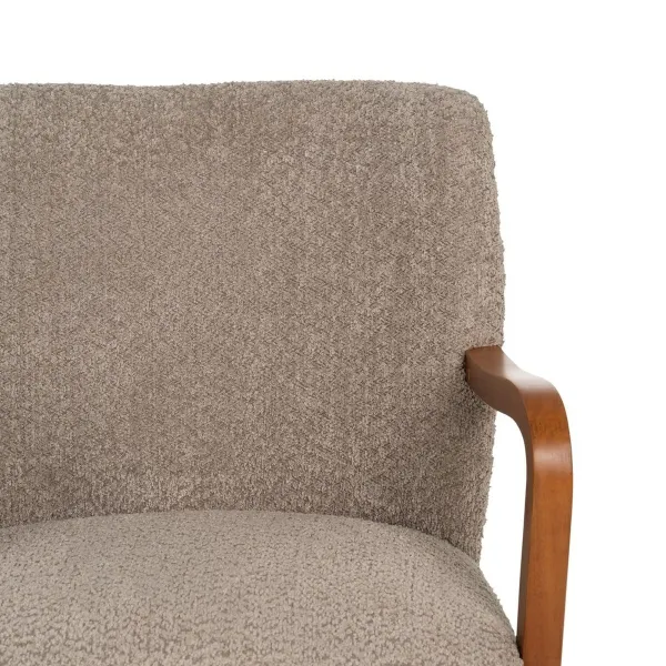 atzveltnes krēsls Pelēkbrūns 56 x 56 x 78 cm