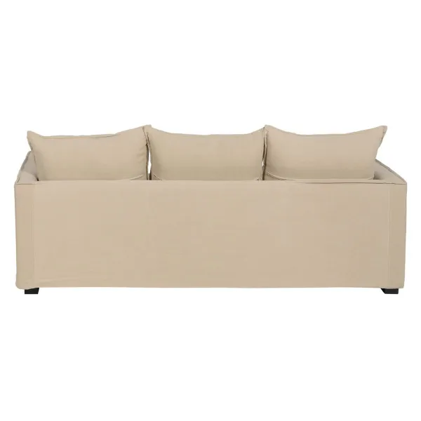 3-paikkainen sohva Beige 220 x 95 x 90 cm
