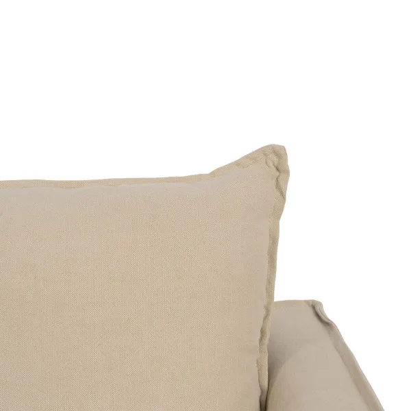 3-paikkainen sohva Beige 220 x 95 x 90 cm
