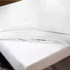 Fitted bottom sheet Hosteline IRIS White Double