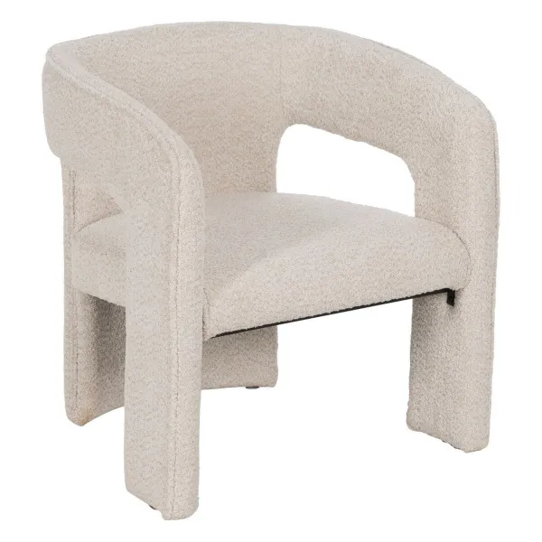 Ruokatuoli Beige Polyesteri 69 x 66 x 73 cm