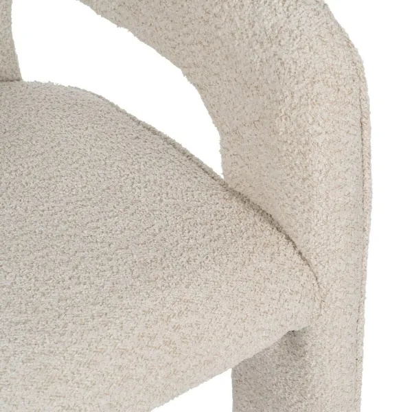 Ruokatuoli Beige Polyesteri 69 x 66 x 73 cm