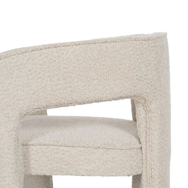 Ruokatuoli Beige Polyesteri 69 x 66 x 73 cm