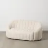 Sofa Rusvai gelsva Poliesteris Geležis 146 x 84 x 66 cm