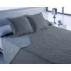 Bedspread (quilt) Hosteline VEGAS Pearl Gray Double (3 Pieces)