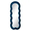 Wall mirror Blue Franela Wood Crystal Vertical 60 x 4 x 160 cm