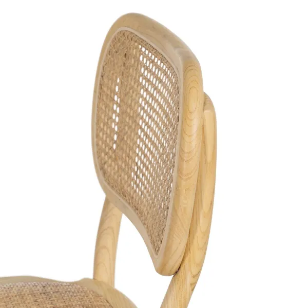 ēdamistabas krēsls Dabisks Rotangpalma Gobas koks 45 x 41 x 88 cm