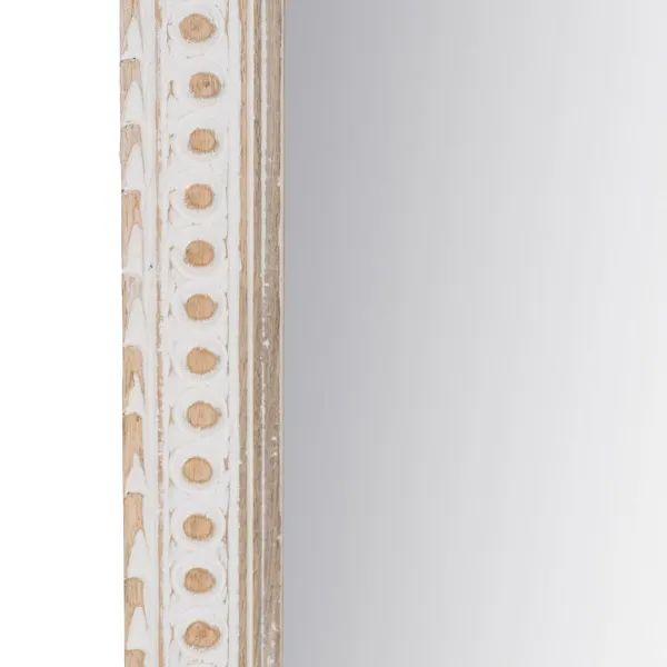 Seinäpeili Valkoinen Luonnollinen Pystysuora 60,9 x 3,8 x 152,4 cm