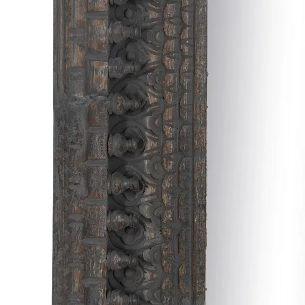 Длинное зеркало Темно-коричневый Вертикаль 67,3 x 5,1 x 176,5 cm