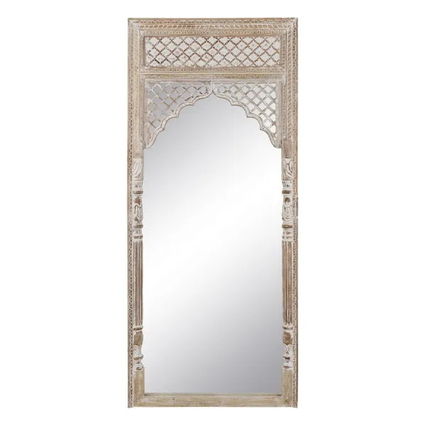 Dressing Mirror White Natural Vertical 76 x 7 x 176,5 cm