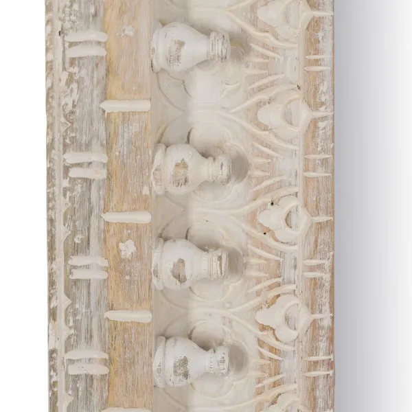 Wall mirror White Natural Vertical 71,1 x 5,1 x 101,6 cm