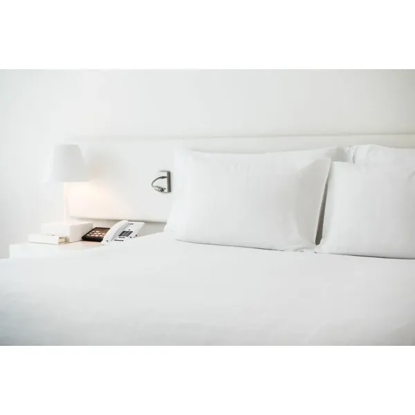 Top sheet Hosteline IRIS PREMIUM White Double