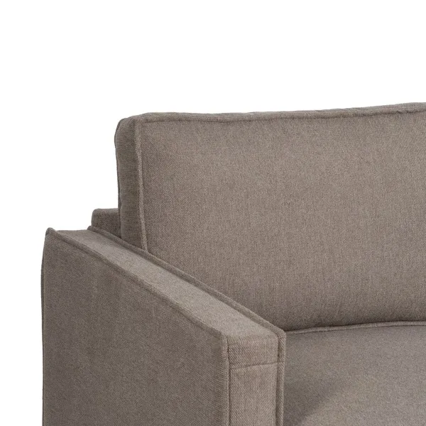 Diivan-lamamistool Pruunikashall 235 x 155 x 87 cm