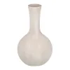 Vase Cream Ceramic Sand 19 x 19 x 35 cm
