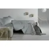 Bedspread (quilt) Pierre Cardin DOTS Pearl Gray King size (3 Pieces)