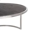 Dviejų staliukų rinkinys Ruda Sidabras 75 x 75 x 41 cm (2 vnt.)