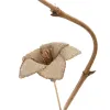 Oksa Beige Bambu Luonnonkuitu Kukka 27 x 27 x 170 cm