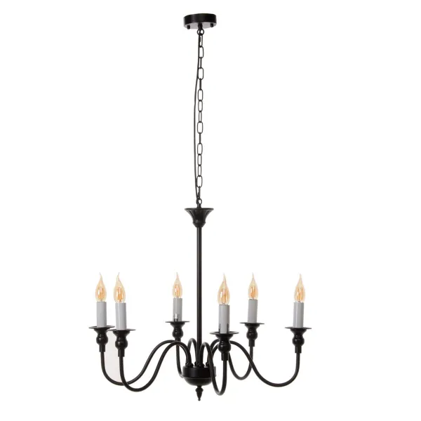 Kattolamppu Valkoinen Musta Rauta 40 W 220 V 65 x 65 x 49,5 cm