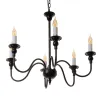 Pakabinamas apšvietimas Balta Juoda Geležis 40 W 220 V 65 x 65 x 49,5 cm