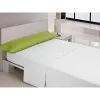 Fitted bottom sheet Happy Home MIX COLORS Green Super king