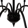 Kattolamppu Valkoinen Musta Rauta 40 W 220 V 65 x 65 x 49,5 cm