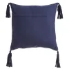 Подушка MEDITERRANEO Тёмно Синий полиэстер Кисточки 45 x 10 x 45 cm