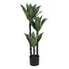 Dekoratīvs Augs PVC Cements 30 x 30 x 120 cm