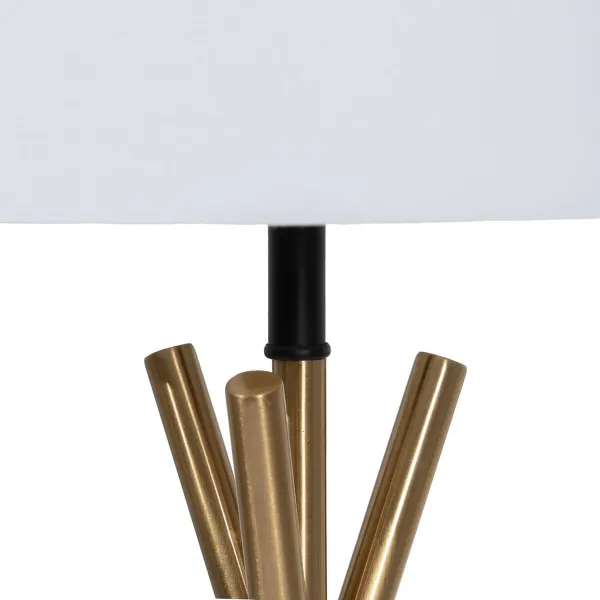 Galda lampa Balts Melns Bronza Dzelzs 40 W 33 x 33 x 63,5 cm