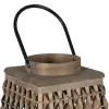 Žibintas Harmaa Bambu Kristalli 30 x 30 x 56 cm