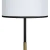 Grīdas lampa Balts Melns Bronza Dzelzs Audums 40 W 28 x 28 x 157 cm