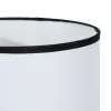 Desk lamp White Black Golden Iron Fabric 40 W 25 x 25 x 74 cm