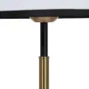 Desk lamp White Black Golden Iron Fabric 40 W 25 x 25 x 74 cm