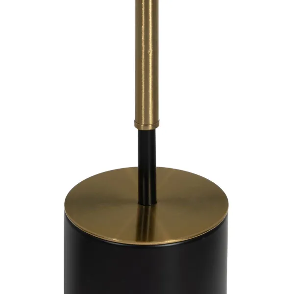 Galda lampa Balts Melns Bronza Dzelzs Audums 40 W 25 x 25 x 74 cm